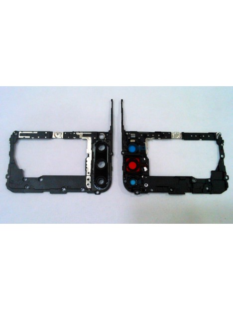 Cubierta camara negra para Huawei P40 Lite E calidad premium