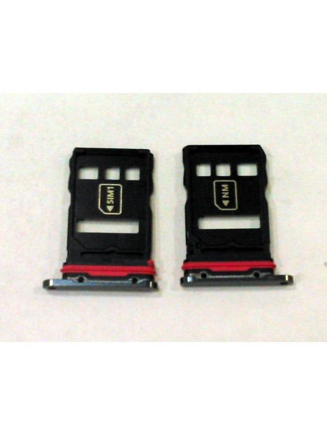 Soporte o bandeja sim negra para Huawei P40 Pro ELS-NX9 ELS-N04 calidad premium