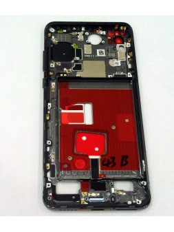 Carcasa central o marco negro para Huawei P40 calidad premium