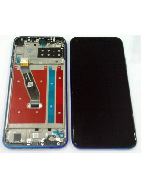 Pantalla lcd para Huawei P40 Lite E Y7P 2020 Honor Play 3 Enjoy 10 mas tactil negro mas marco azul calidad premium