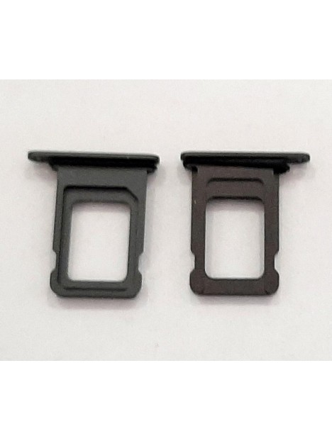 Soporte o bandeja single sim negra para IPhone 12 A2176 A2399 A2398 A2400 calidad premium