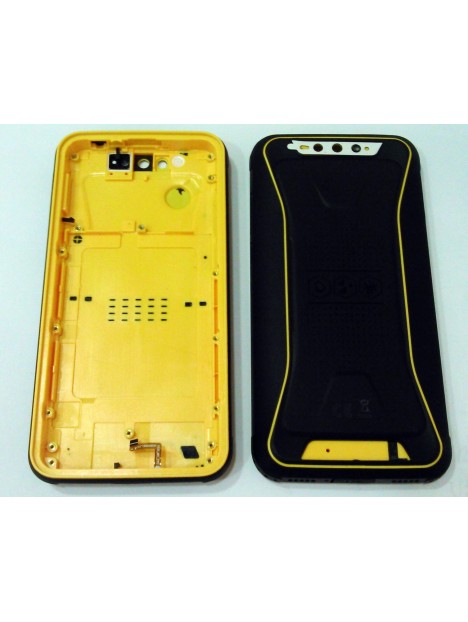 Tapa trasera o tapa bateria naranja para Blackview BV5500