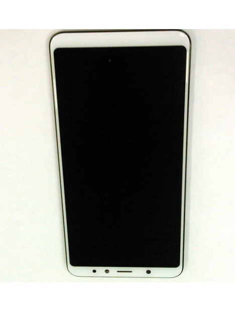 Pantalla lcd para Wiko View XL 6.0 mas tactil blanco mas marco negro calidad premium