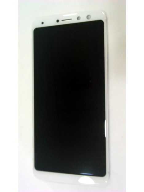 Pantalla lcd para Wiko View Prime mas tactil blanco mas marco blanco calidad premium