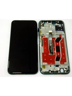 Pantalla lcd para Huawei P40 Lite mas tactil negro mas marco verde calidad premium