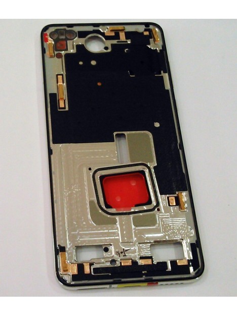 Carcasa central o marco plata para Huawei P40 calidad premium