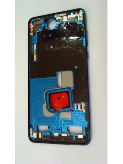 Carcasa central o marco azul para Huawei P40 calidad premium