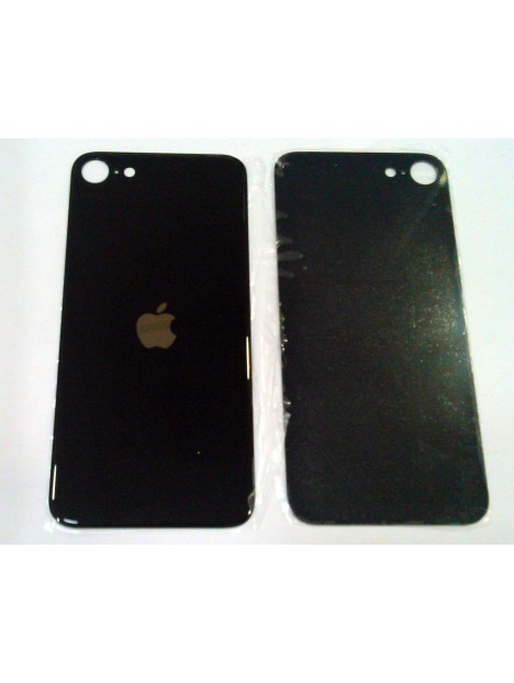 Tapa trasera o tapa bateria negra para IPhone SE 2020 A2275 A2296 A2298 facil instalacion