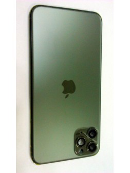 Carcasa central o marco verde para IPhone 11 Pro Max A2161 A2218 A2220 mas tapa trasera o tapa bateria verde