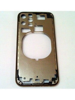 Carcasa central o marco dorado para IPhone 11 Pro A2160 A2215 A2217 calidad premium