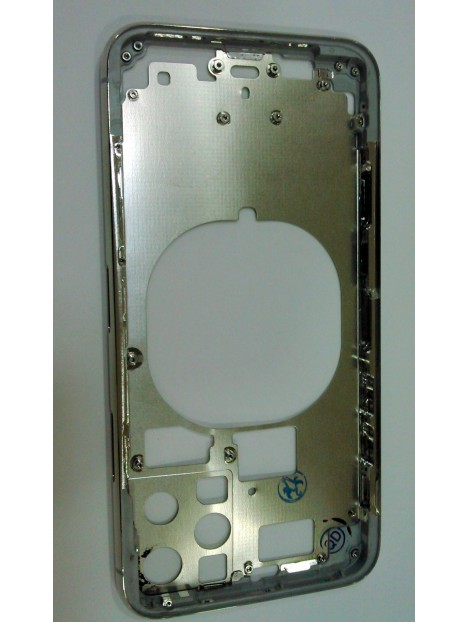 Carcasa central o marco blanco para IPhone 11 Pro A2160 A2215 A2217 calidad premium
