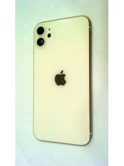 Carcasa central o marco blanco para  IPhone 11 A2111 A2221 A2223 mas tapa trasera o tapa bateria blanca
