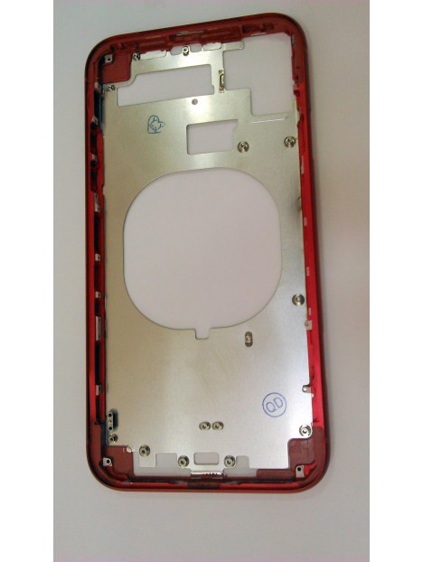 Carcasa central o marco roja para IPhone 11 A2111 A2221 A2223 calidad premium