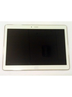 Pantalla lcd para Huawei MediaPad M2 10.0 M2-A01 mas tactil blanco mas marco dorado calidad premium