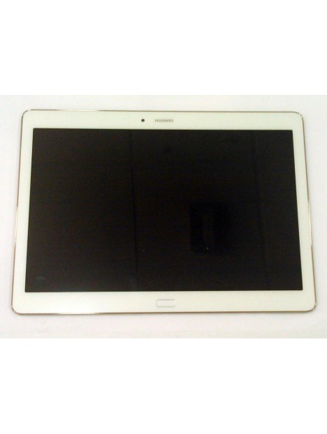 Pantalla lcd para Huawei MediaPad M2 10.0 M2-A01 mas tactil blanco mas marco dorado calidad premium