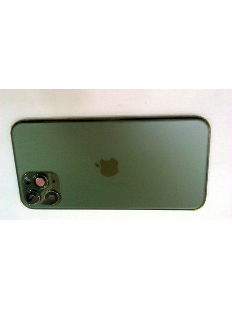 carcasa o marco central para Iphone 11 Pro A2160 A2215 A2217 mas tapa trasera o tapa bateria verde calidad premium