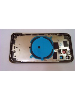 carcasa o marco central para Iphone 11 Pro A2160 A2215 A2217 mas tapa trasera o tapa bateria verde calidad premium