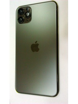 Carcasa o marco central para  Iphone 11 Pro Max A2161 A2218 A2220 mas tapa trasera o tapa bateria gris calidad prem