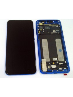 Pantalla lcd para Xiaomi Mi 9 Lite Versión Global CC9 Version China mas tactil negro mas marco azul