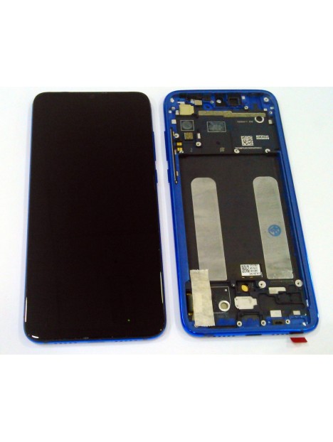 Pantalla lcd para Xiaomi Mi 9 Lite Versión Global CC9 Version China mas tactil negro mas marco azul