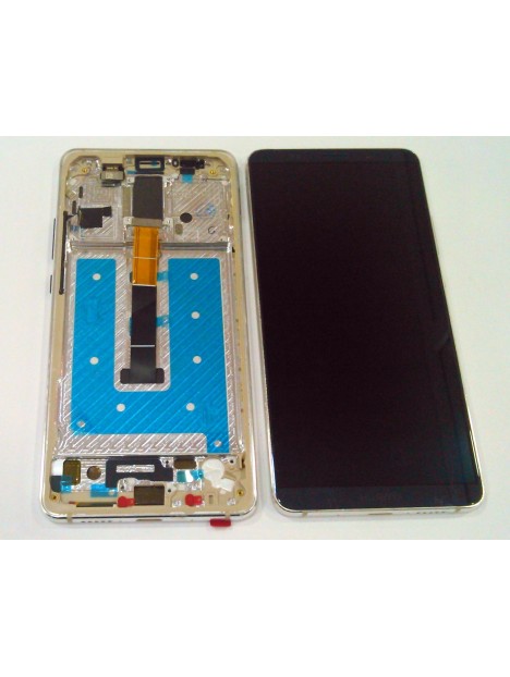 Pantalla lcd para Huawei Mate 10 Pro BLA-L09 BLA-L29 mas tactil azul mas marco plata calidad premium