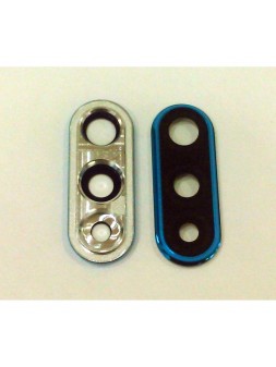 Cubierta camara azul 48mpx para HuaweI P30 Lite Nova 4E calidad premium