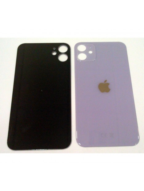 Tapa trasera o tapa bateria purpura facil instalacion para Iphone 11 A2111 A2221 A2223