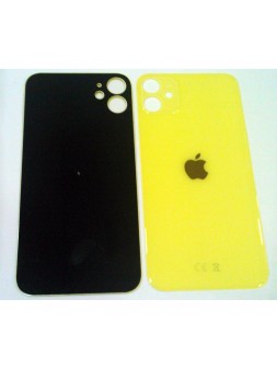 Tapa trasera o tapa bateria amarilla facil instalacion para Iphone 11 A2111 A2221 A2223