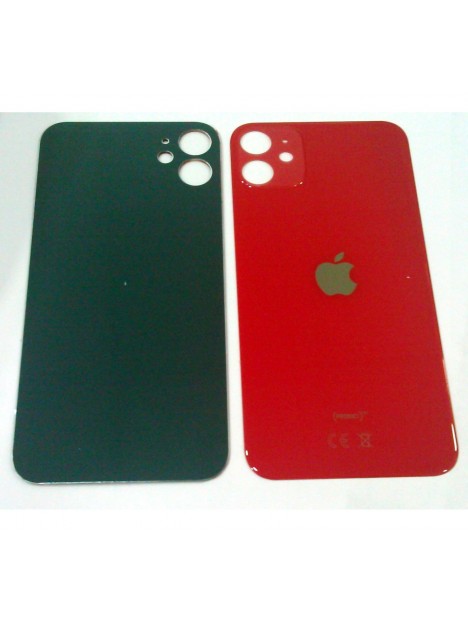 Tapa trasera o tapa bateria roja facil instalacion para Iphone 11 A2111 A2221 A2223
