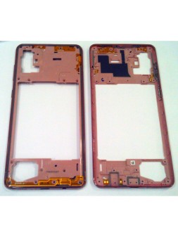 Carcasa central o marco rosa para Samsung Galaxy A71 A715F A715 calidad premium