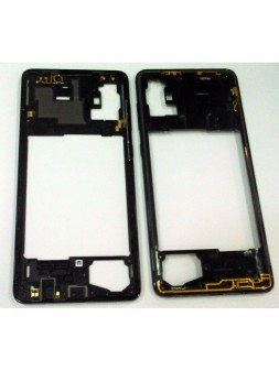 Carcasa central o marco negro para Samsung Galaxy A71 A715F A715 calidad premium