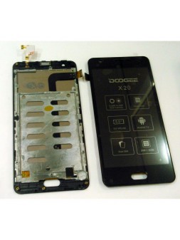 Pantalla lcd para Doogee X20 mas tactil negro mas marco negro calidad premium
