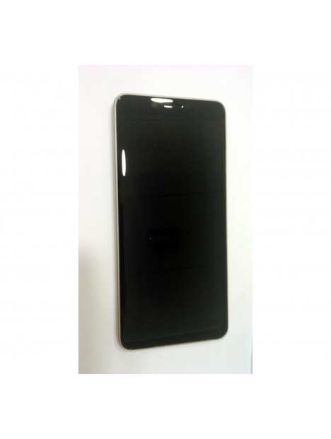 Pantalla lcd para Doogee X60L mas tactil negro mas marco dorado calidad premium