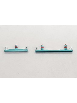 Set 2 botones verdes para Oneplus 8 Pro calidad premium