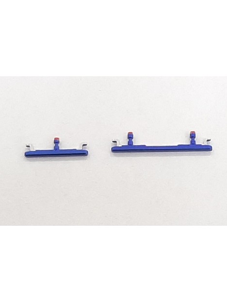 Set 2 botones azules para Oneplus 8 Pro calidad premium