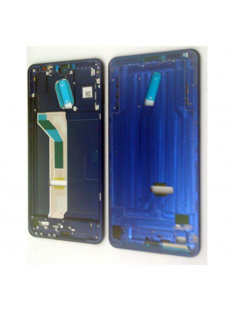 Carcasa central o marco azul para Huawei Honor Note 10 calidad premium