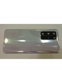 Tapa trasera o tapa bateria blanca para Huawei P40 Pro mas cubierta camara