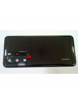 Tapa trasera o tapa bateria negra para Huawei P40 Pro mas cubierta camara