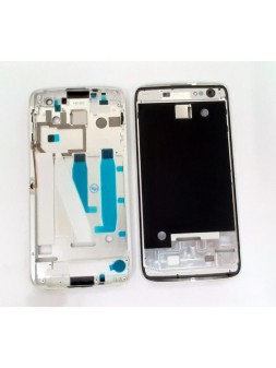 Carcasa central o marco blanco para Alcatel Idol 4s 6070 calidad premium