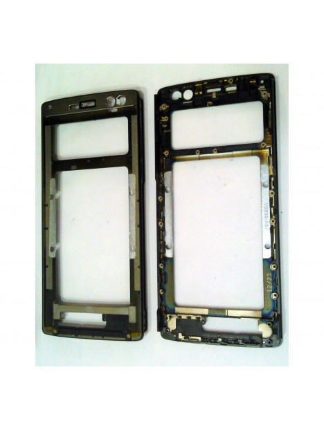 Carcasa central o marco negro para Doogee BL12000 calidad premium