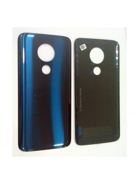 Tapa trasera o tapa bateria azul para Motorola Moto G7 Power XT1955-1 XT1955-2 XT1955-4 XT1955-5 XT1955-6 XT1955-7