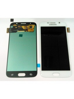Pantalla lcd calidad oled para Samsung Galaxy S6 G920 G920F SM-G920 SM-920F mas tactil blanco compatible
