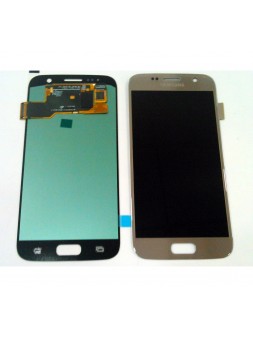 Pantalla lcd calidad oled para Samsung Galaxy S7 G930 G930F SM-G930 SM-G930F mas tactil plata compatible