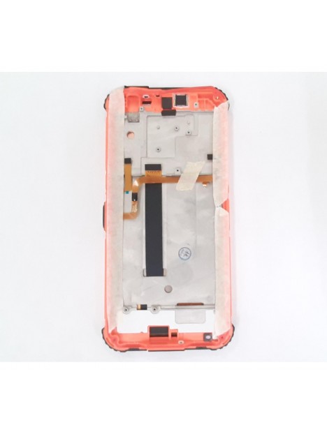 Pantalla lcd para Blackview BV9800 BV9800 Pro mas tactil negro mas marco naranja calidad premium