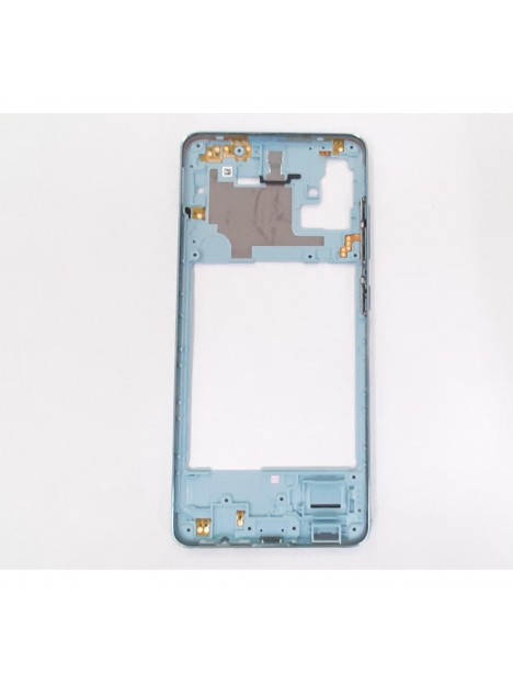 Carcasa central o marco azul para Samsung Galaxy A51 A515F A515 calidad premium