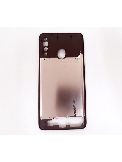 Carcasa central o marco negro para Samsung Galaxy A20S A207 calidad premium