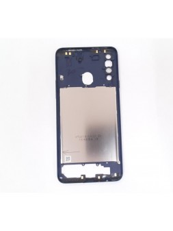 Carcasa central o marco azul para Samsung Galaxy A20S A207 calidad premium