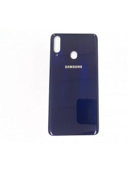 Tapa trasera o tapa bateria azul para Samsung Galaxy A20S A207