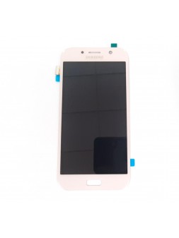 Pantalla lcd para Samsung Galaxy A7 2017 SM-A720FZKJTPA mas tactil rosa compatible