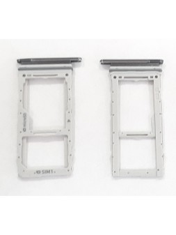 Soporte o bandeja dual sim negra para Samsung Galaxy S20 G980F calidad premium